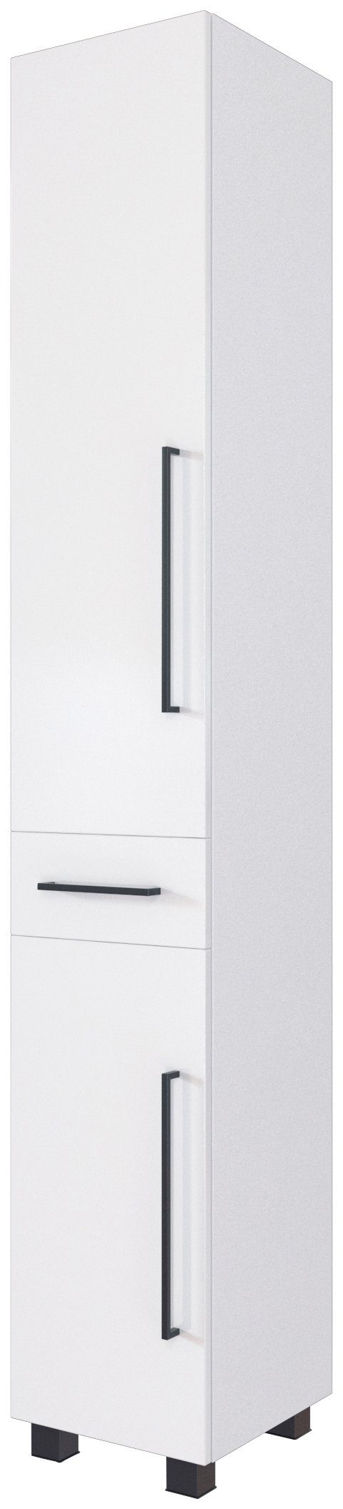 welltime Seitenschrank Luena Breite 30 cm, mit Metall-Auszug und Softclose-Funktion