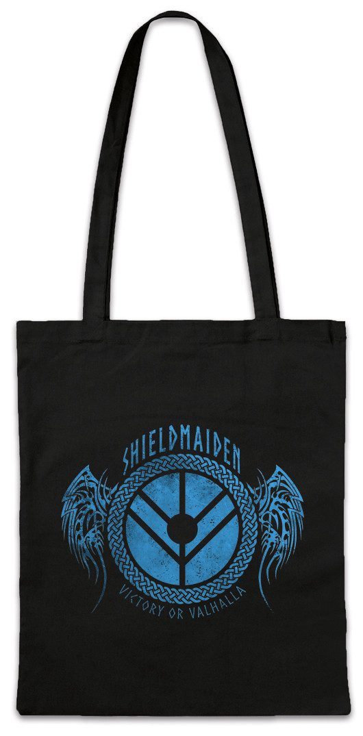 Beuteltasche Shieldmaiden I Stofftasche Schildmaid Walhalla Odin Thor Loki Viking
