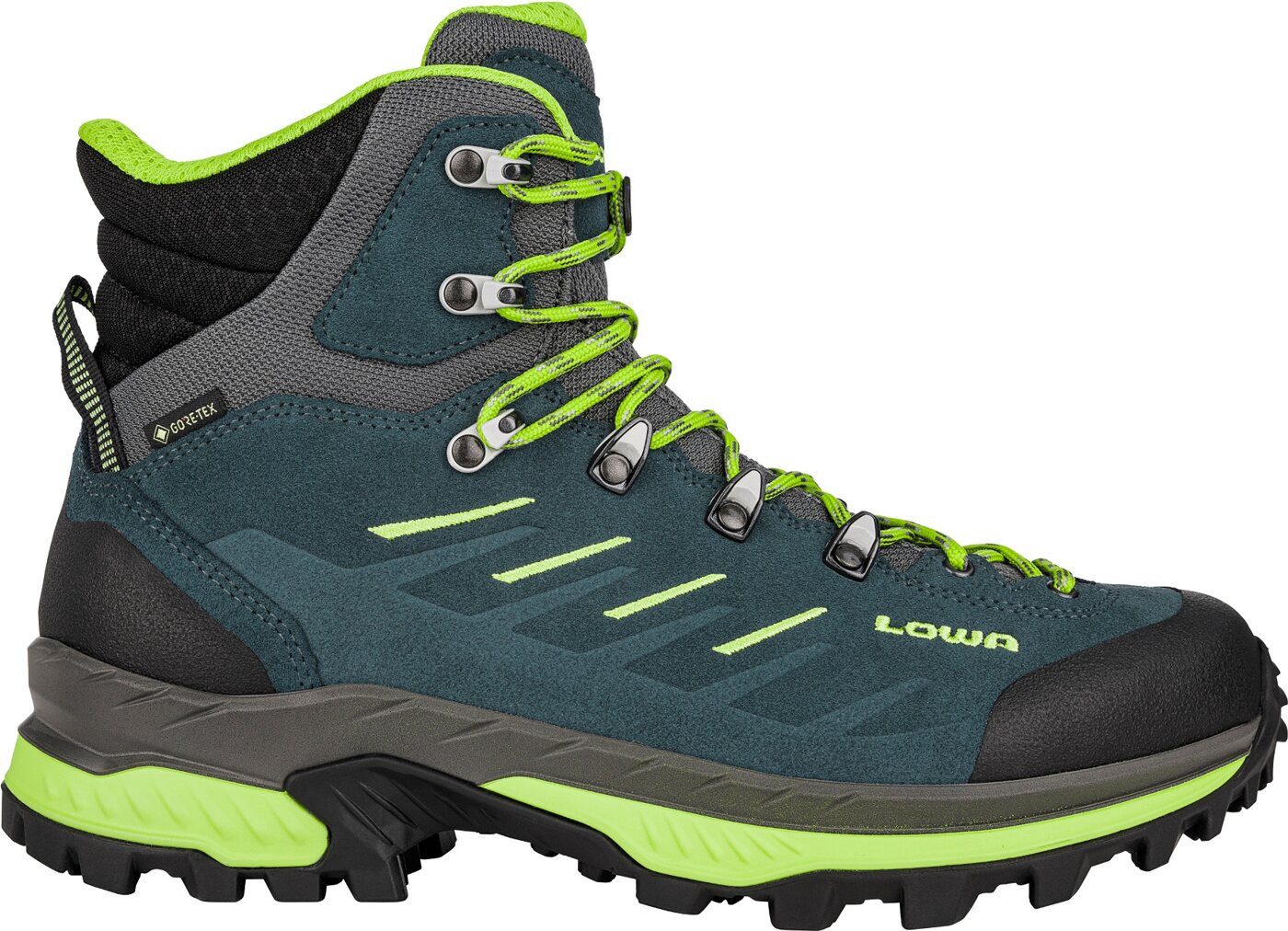 Lowa RANDIR GTX MID BLAU/LIMONE Trekkingschuh günstig online kaufen