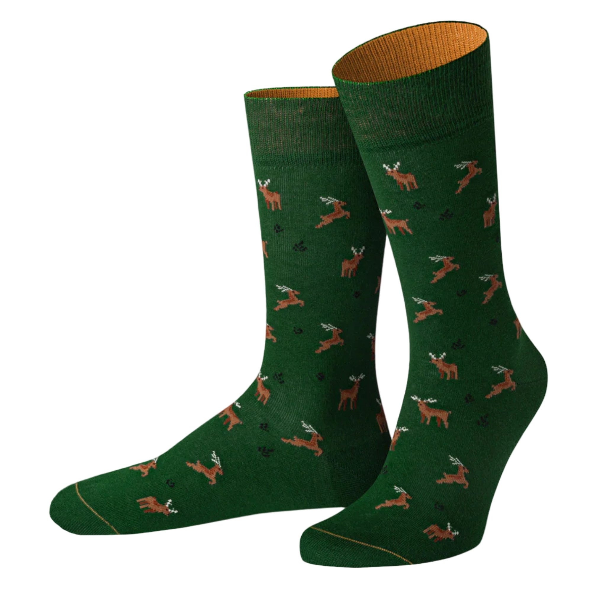 von Jungfeld Socken Icon mit Rentieren Baumwoll-Mischung 35-46 Unisex (1-Pa günstig online kaufen