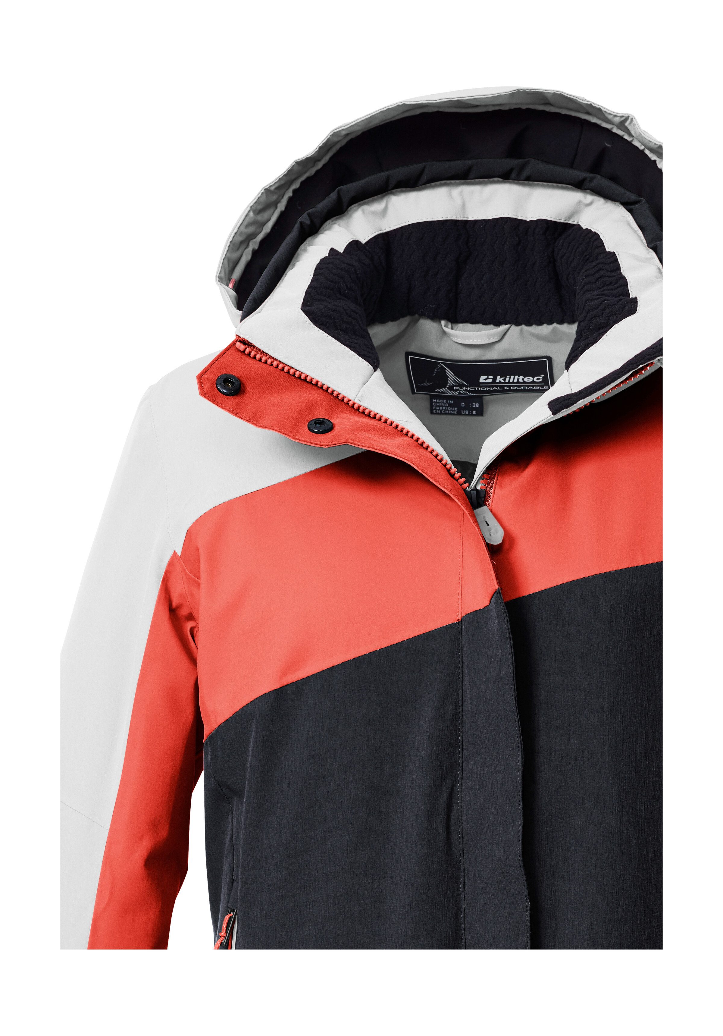 Killtec Skijacke KSW 26 WMN SKI JCKT Wind- und wasserdichte Skijacke, atmungsaktiv, viele Taschen