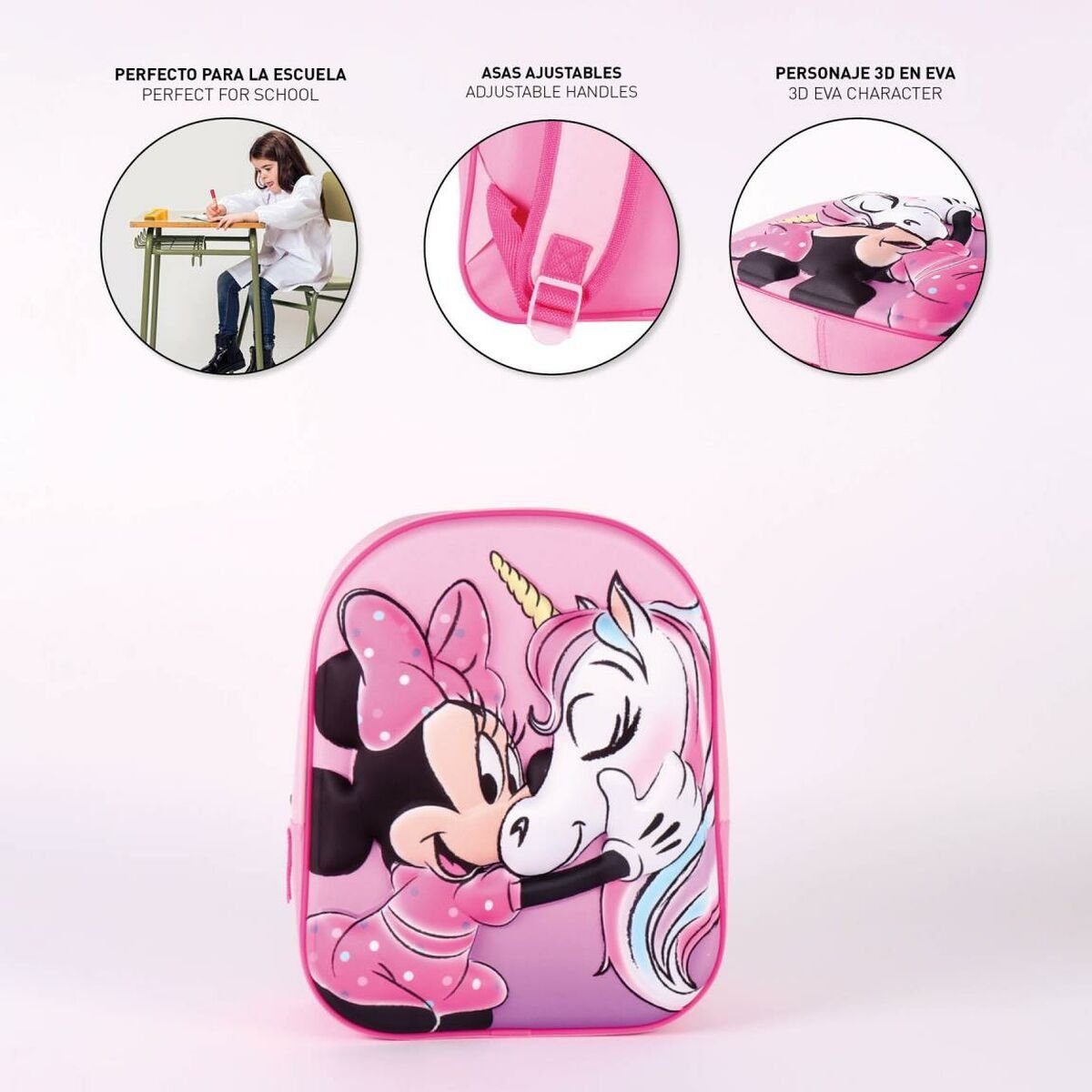 Disney 31 10 cm Rucksack Rosa Minnie 25 x Kinder-Rucksack Mouse Mouse Minnie x