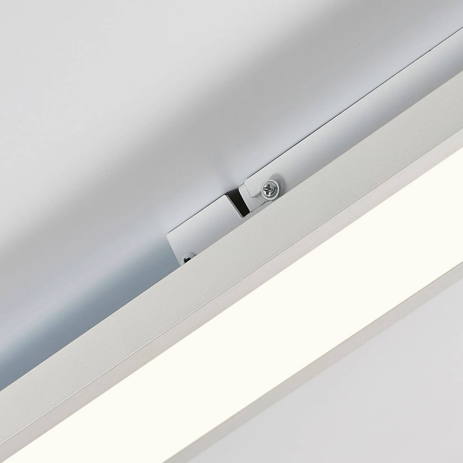 Bürolampe weiß, Modern, verbaut, Aluminium, Arcchio LED Leuchtmittel, warmweiß, PMMA, inkl. Enora, LED-Leuchtmittel Panel fest
