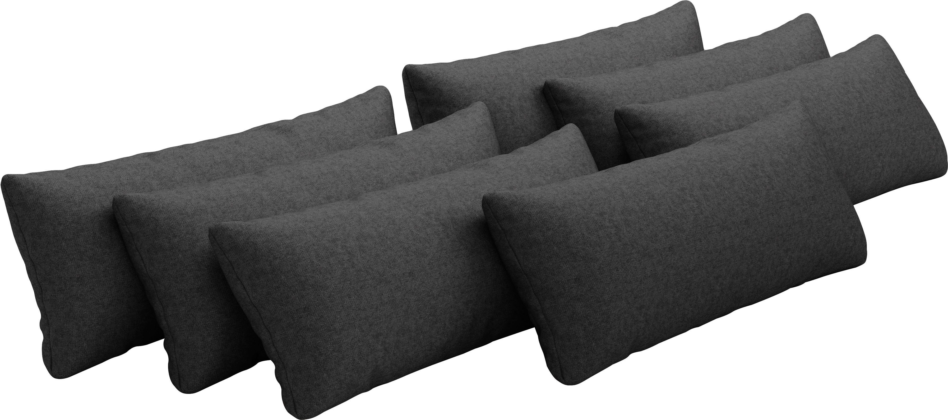 OTTO home Sofakissen Mikado, (Set, 7 Stück), 3,5,6,7-teilige Kissen-Sets zur Auswahl