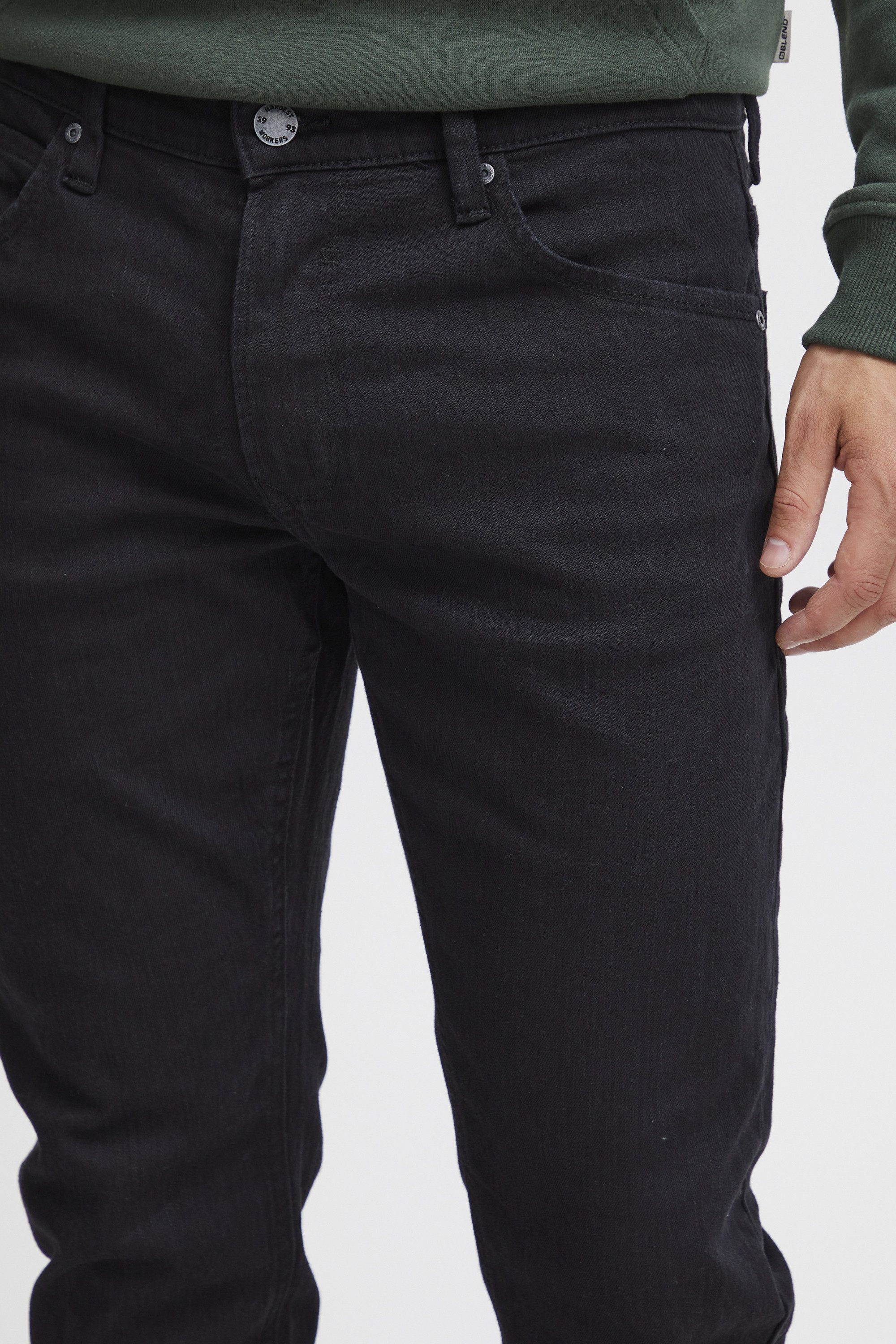 Blend 5-Pocket-Jeans BHTwister Jeanshose mit normalem Bund und schmalem Bein - Twister Fit