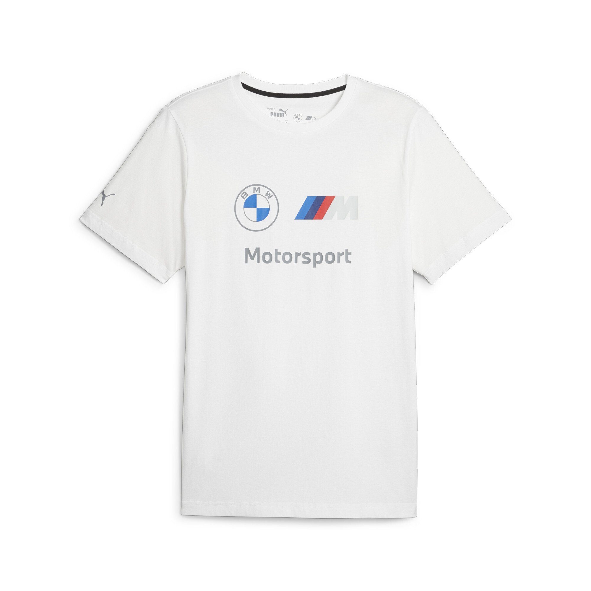 Herren PUMA White Motorsport T-Shirt ESS BMW Logo-T-Shirt M