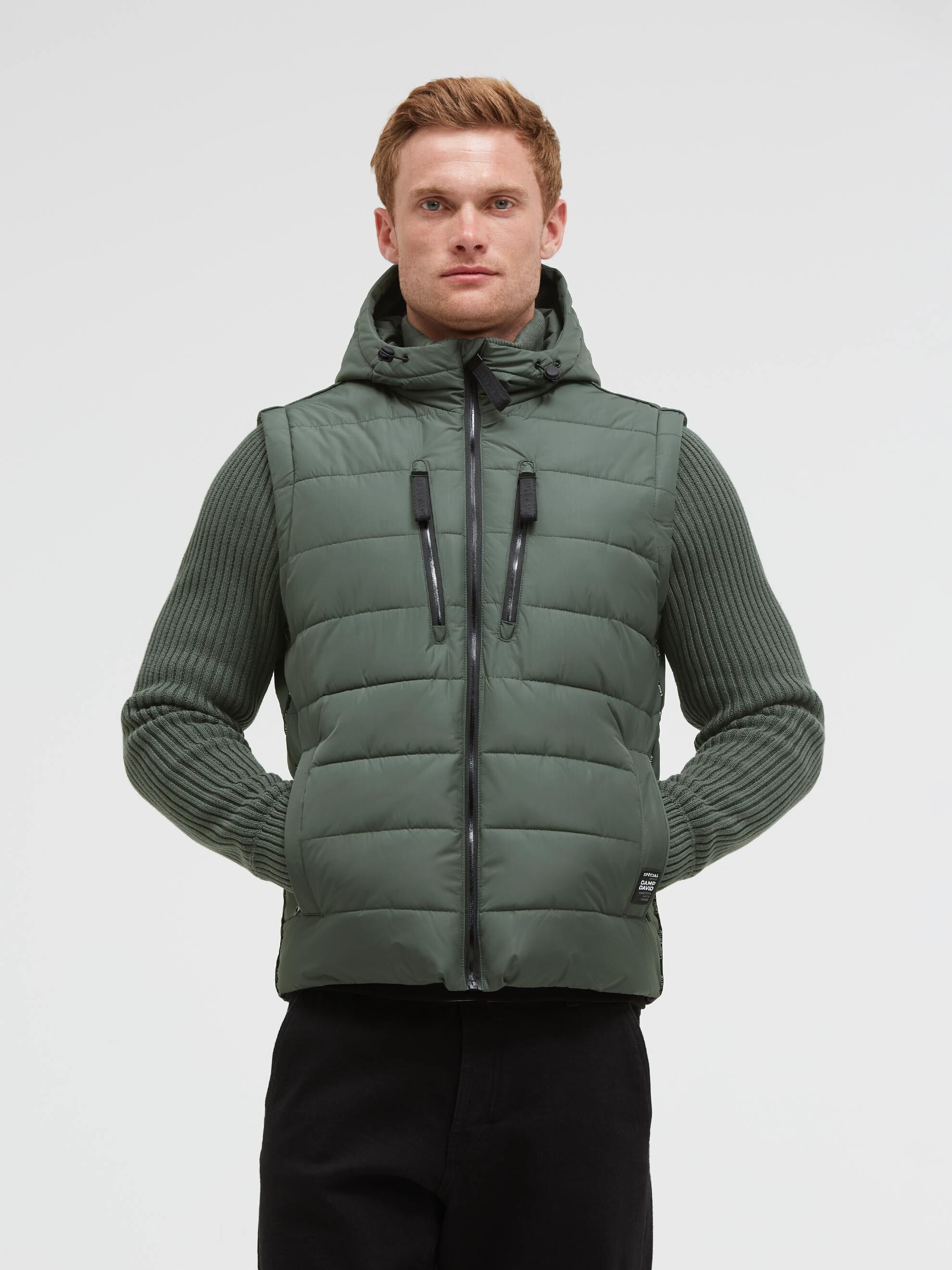 CAMP DAVID Winterjacke mit Brusttaschen