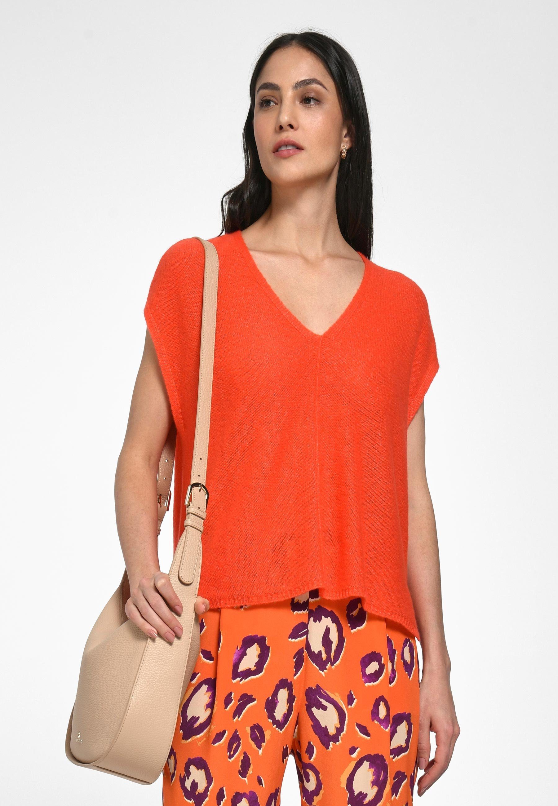 Cashmere Roma Strickpullover orange Biagiotti Laura