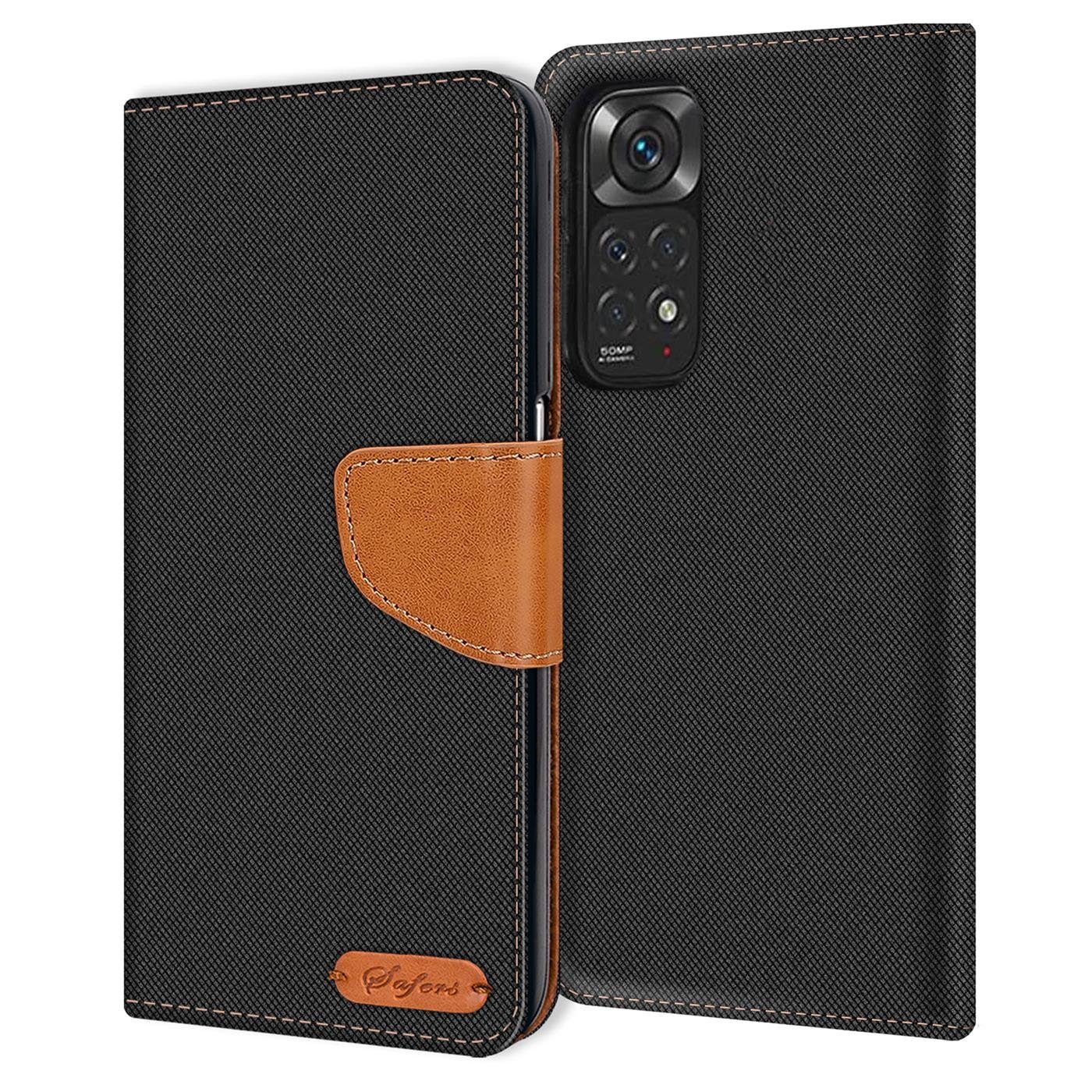 CoolGadget Handyhülle Denim Schutzhülle Flip Case für Xiaomi Redmi Note 11 / 11s 6,43 Zoll, Book Cover Handy Hülle für Xiaomi Mi 11T, Xiaomi 11T Pro Klapphülle