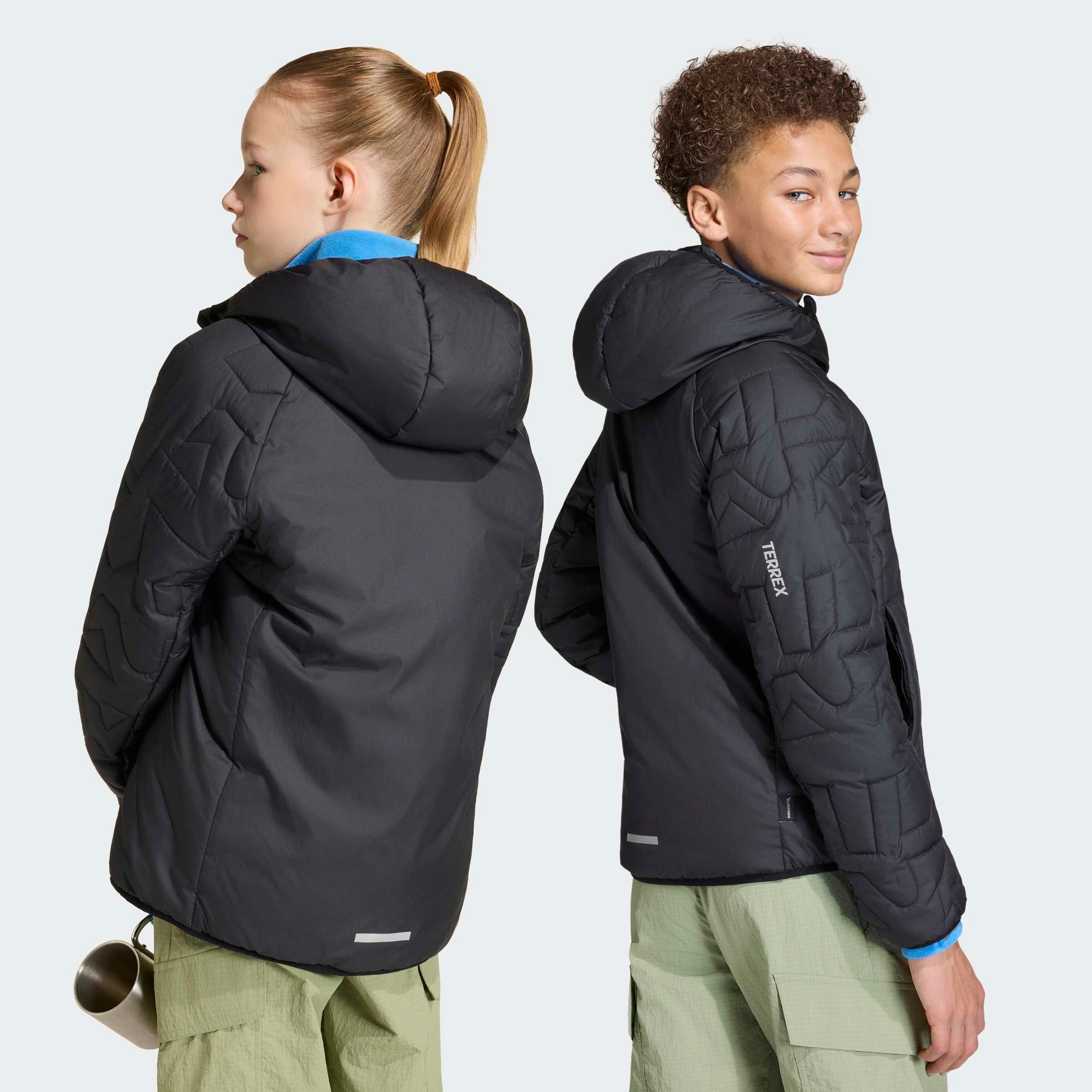 adidas TERREX Outdoorjacke KIDS XPERIOR CLIMAWARM GEFÜTTERTE für Kinder, mit durchgehendem Reißverschluss, aus Ripstop-Material – Bild 2 von 5