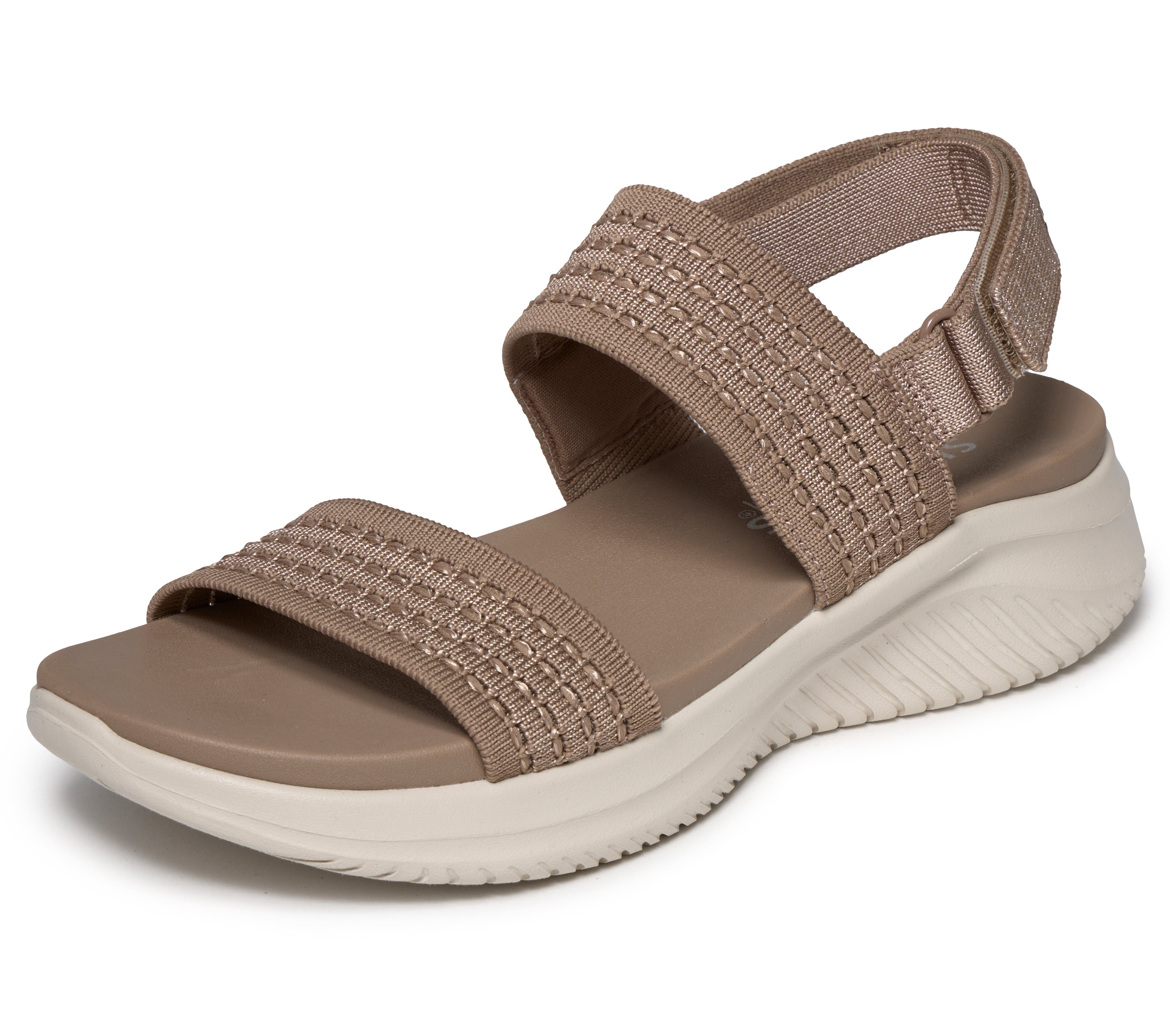 Skechers ULTRA FLEX 3.0 SANDAL Sandale Sommerschuh, Freizeitschuh mit Klettverschluss