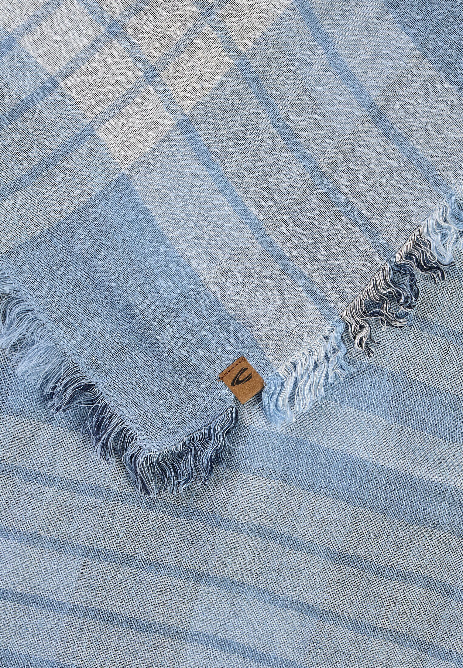 camel active Modeschal Schal aus Baumwollmix