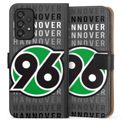 DeinDesign Handyhülle Offizielles Lizenzprodukt Hannover 96 - H96, Samsung Galaxy A33 5G Hülle Handy Flip Case Wallet Cover