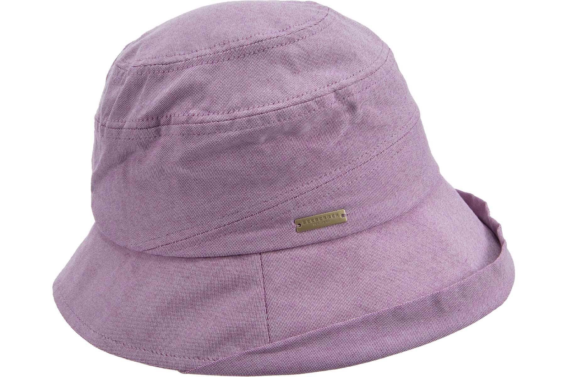 Seeberger Sonnenhut Chambraystoff Glocke mit Aufschlag 55597-0