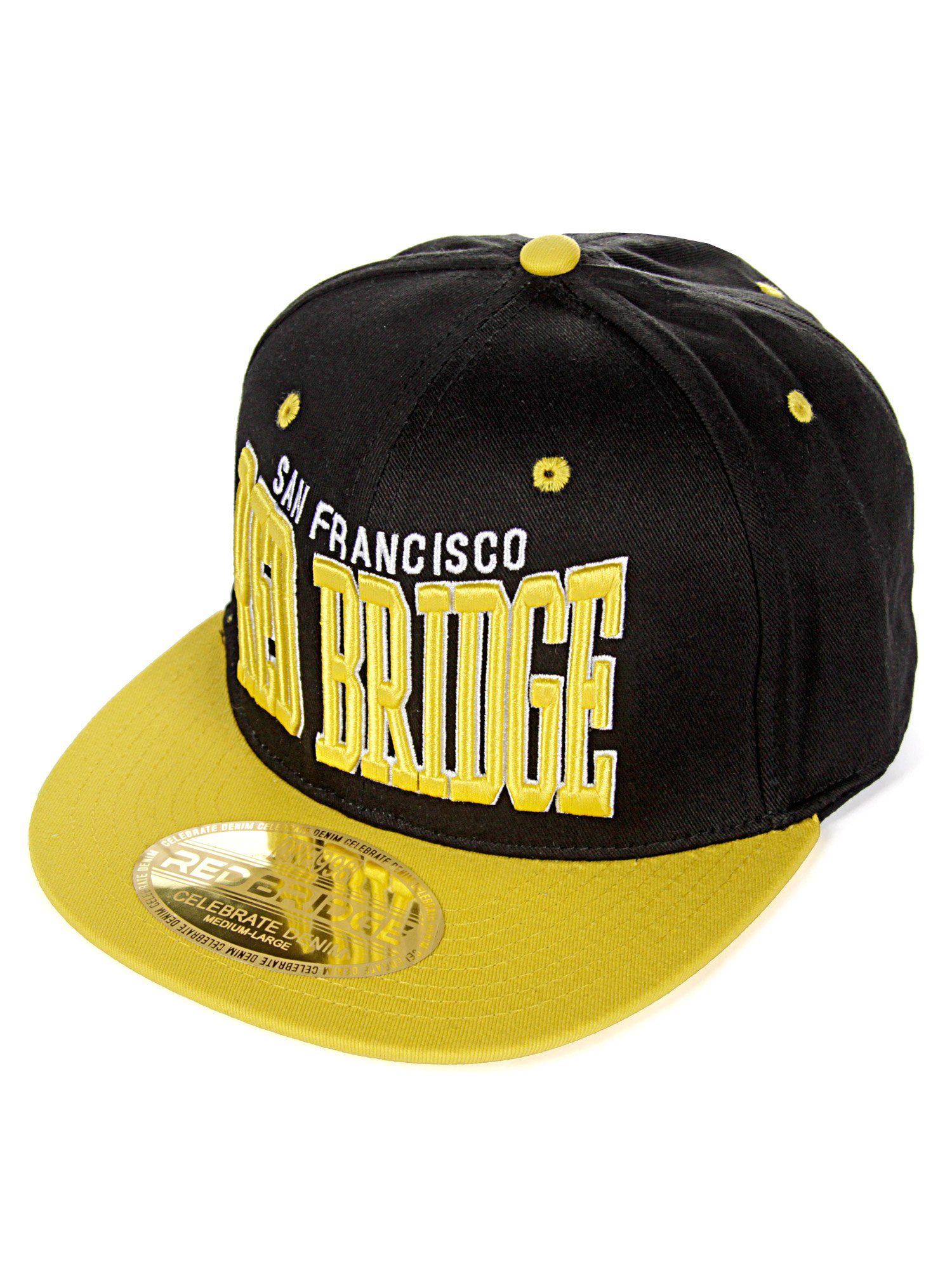 RedBridge Baseball schwarz-gelb kontrastfarbigem mit Durham Schirm Cap
