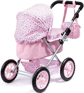 Bayer Puppenwagen »Trendy, rosa/Leopard«, mit Wickeltasche