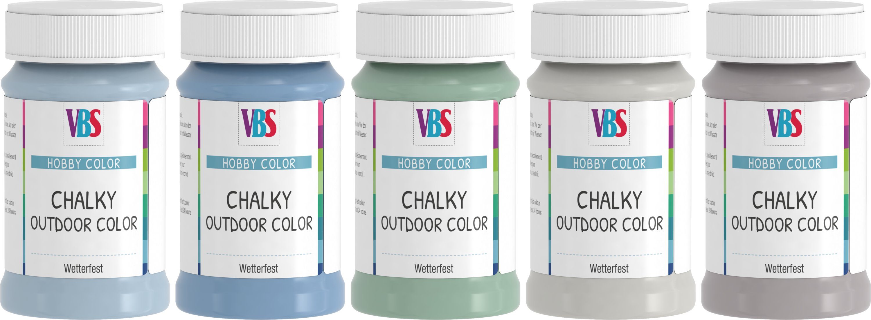 Bastelfarbe Chalky Outdoor Color Basic