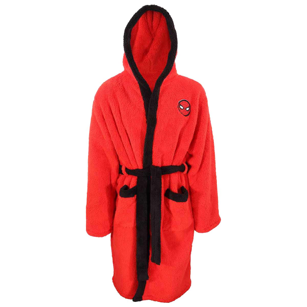Spiderman Morgenmantel Classic Logo, Polyester, Plüsch Flauschig Robe