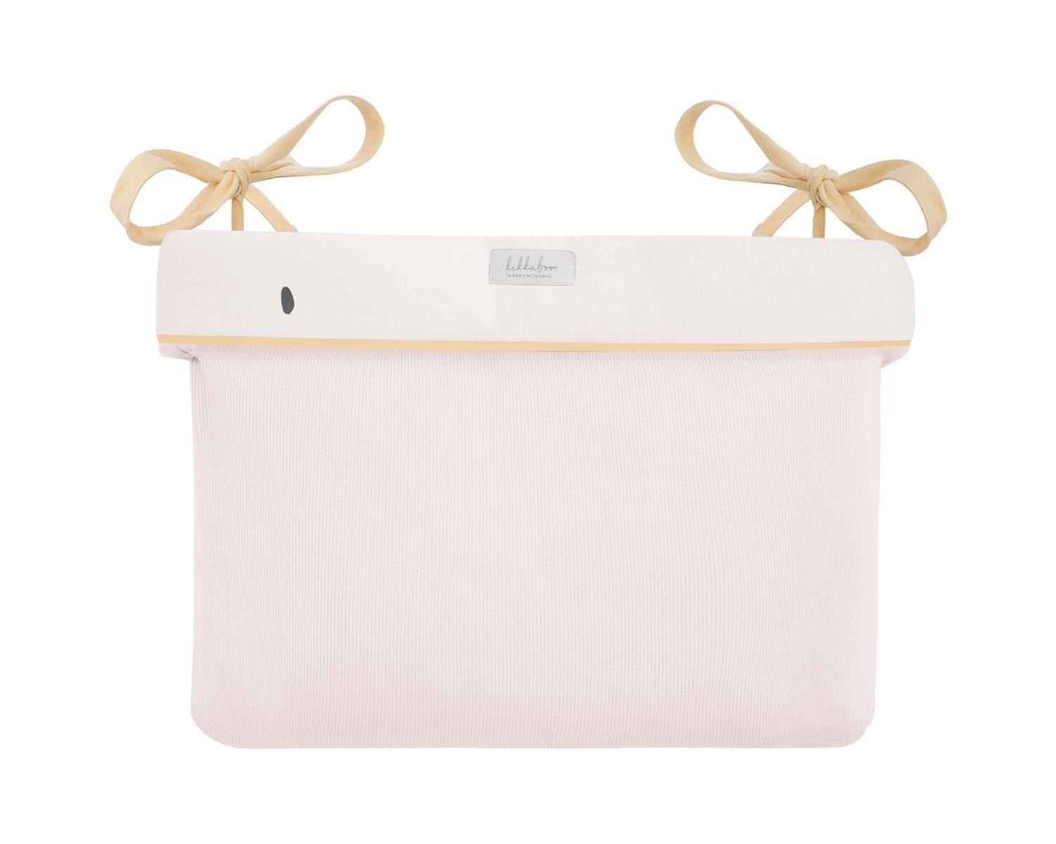 Kikkaboo Wickeltasche 311080600 (1-tlg), Baumwolle, Stickereien, Bindebänder, 33 x 23 x 8 cm, Aufbewahrungskorb
