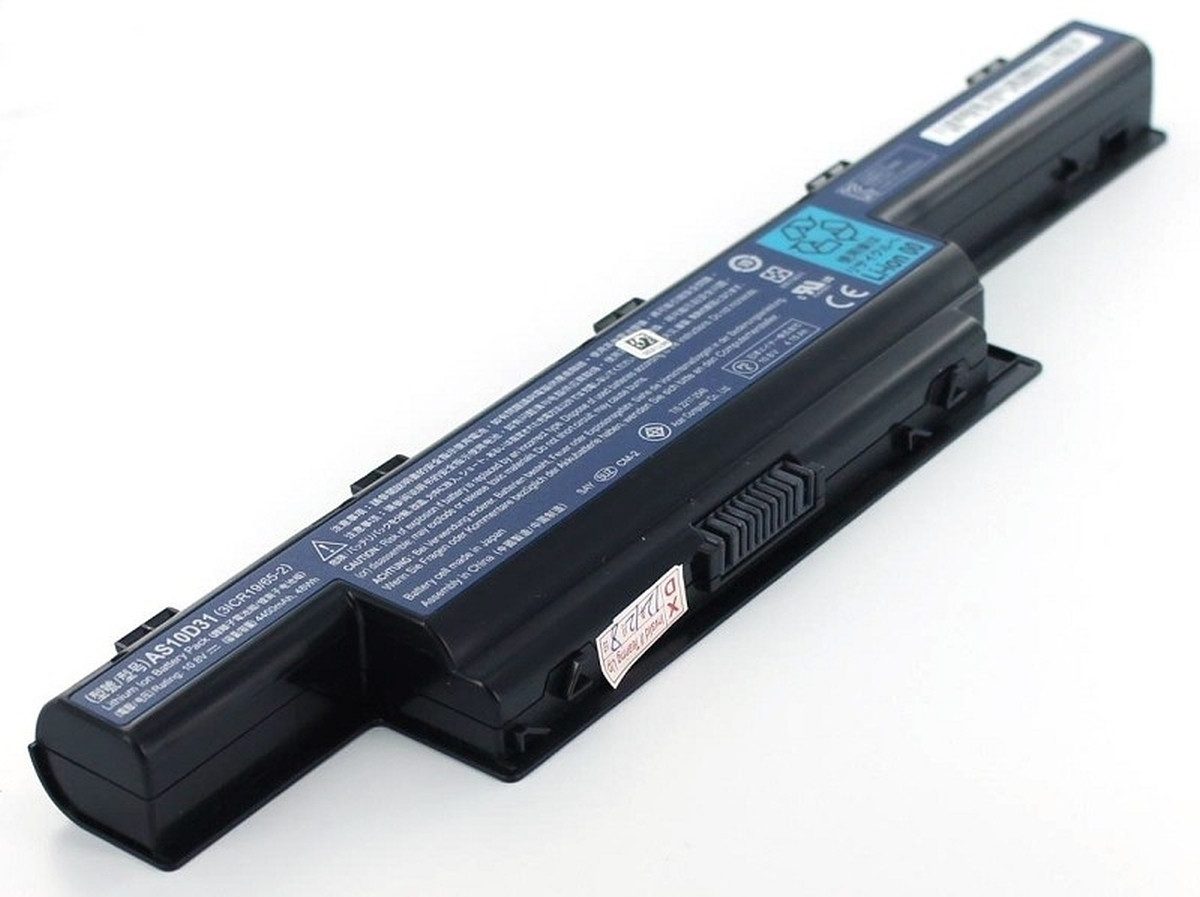 AGI Akku für Acer AS10D31 Li-Ion 10,8 Volt 4400 mAh schwarz Laptop-Akku 4400 mAh (10.8 V)
