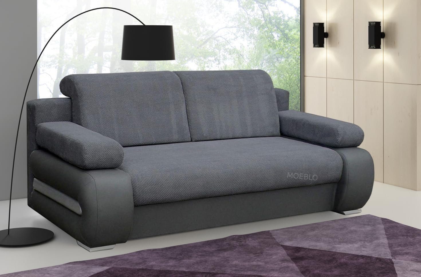MOEBLO Schlafsofa YORK, Couch für Wohnzimmer, günstig online kaufen