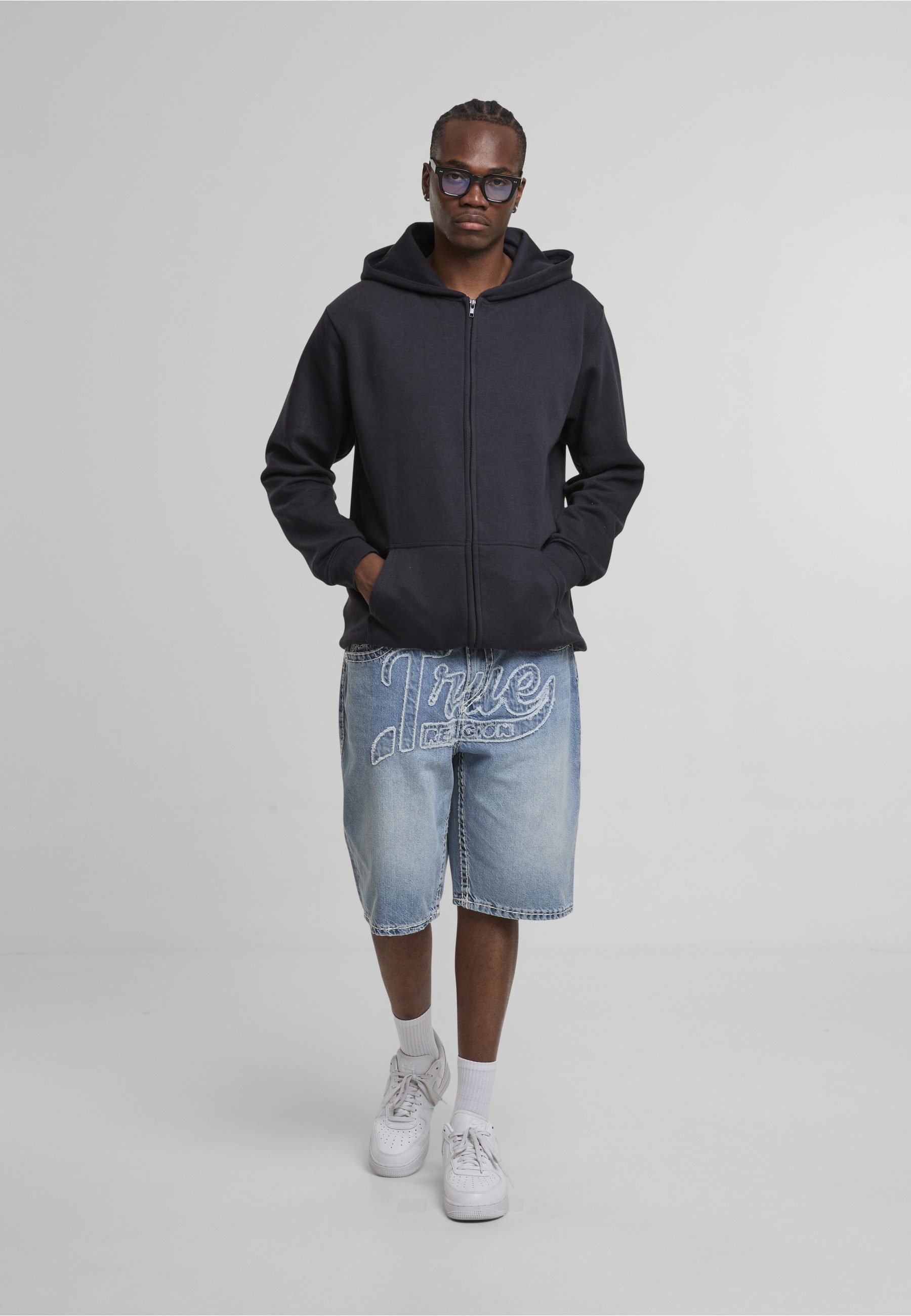 URBAN CLASSICS Sweatjacke Urban Classics Basic Essential Zip Hoody