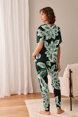 Next Pyjama Kurzärmeliger Baumwoll-Schlafanzug (2 tlg)