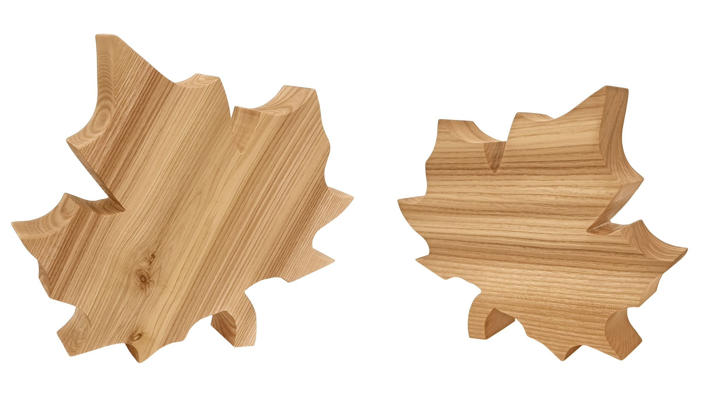Dekoobjekt Herbstdekoration Ahornblatt Holzblatt aus Esche optionale Größe