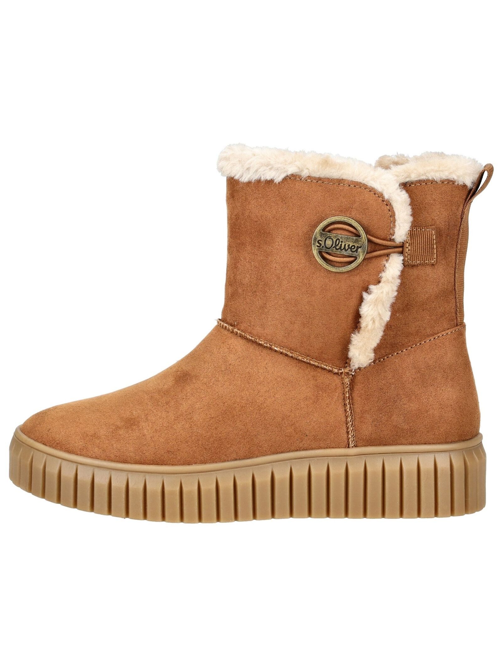 s.Oliver s.Oliver Stiefelette Lederimitat/Textil Stiefelette