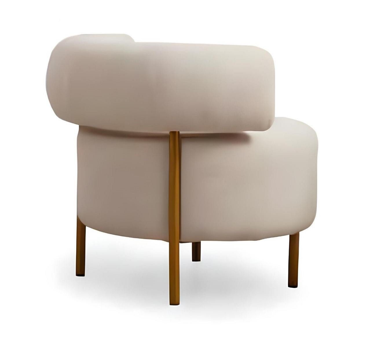 Xlmoebel Sessel Luxuriöser Cocktailsessel aus hochwertigem Textil in modernem Design (1-St., Sessel), Hergestellt in Europa
