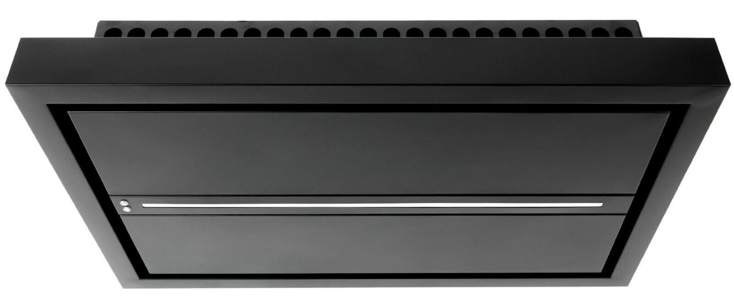 Baumann Deckenhaube Aura 90 SLK Aura 90 SLK, Umluft Deckenhaube 90cm Schwarz Dunstabzugshaube EBM Motor