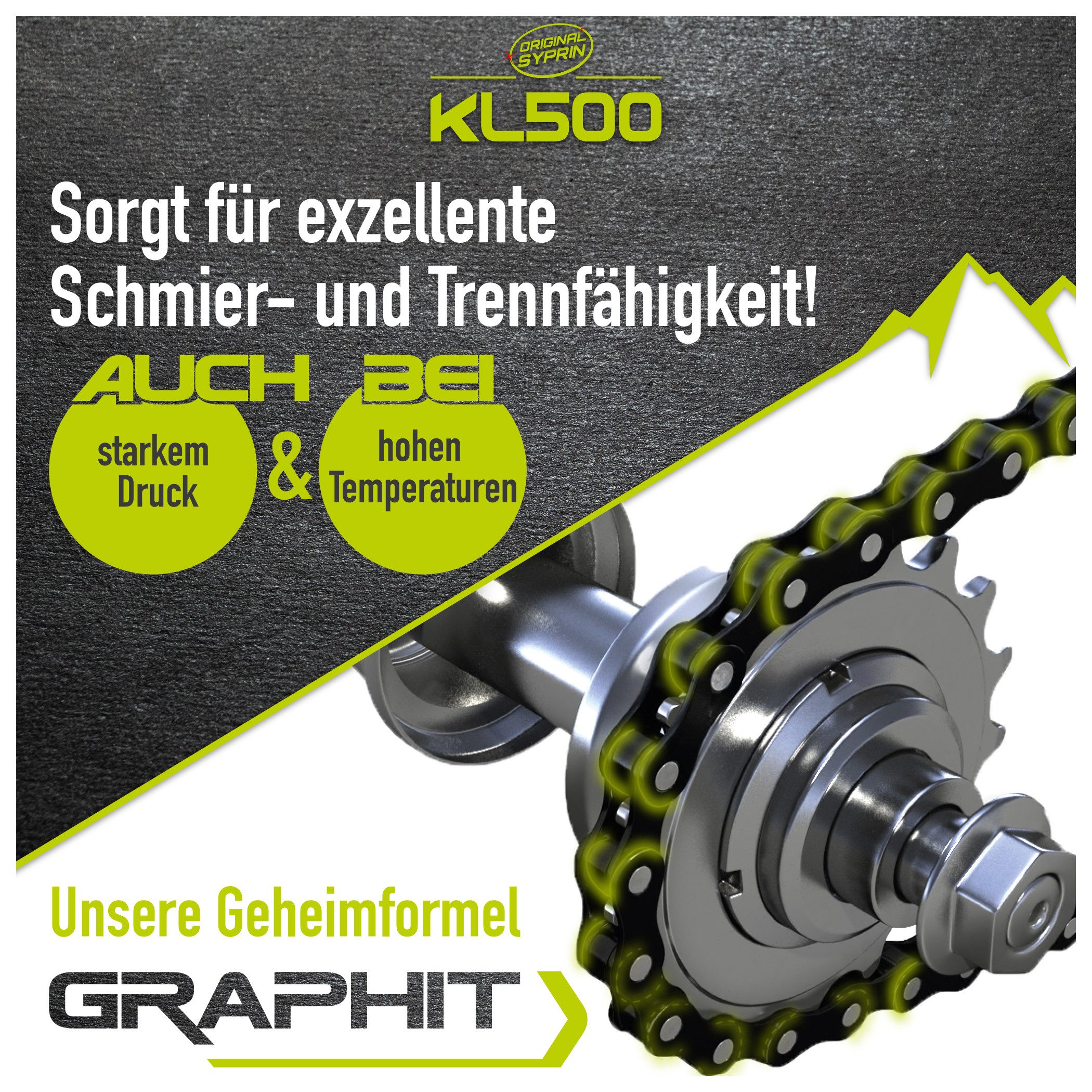 Original Syprin Fahrradöl Fahrrad Kettenöl + Kettenreiniger set, (Bike Rescue box set, 1-St., Kettenöl + Kettenreiniger)