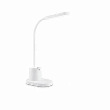 Philips LED Tischleuchte LED Akku Tischleuchte Bucket in Weiß 7,5W 200lm, keine Angabe, Leuchtmittel enthalten: Ja, fest verbaut, LED, warmweiss, Tischleuchte, Nachttischlampe, Tischlampe