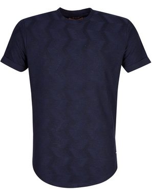 Leif Nelson T-Shirt Herren T-Shirt Rundhals LN-55585 normal