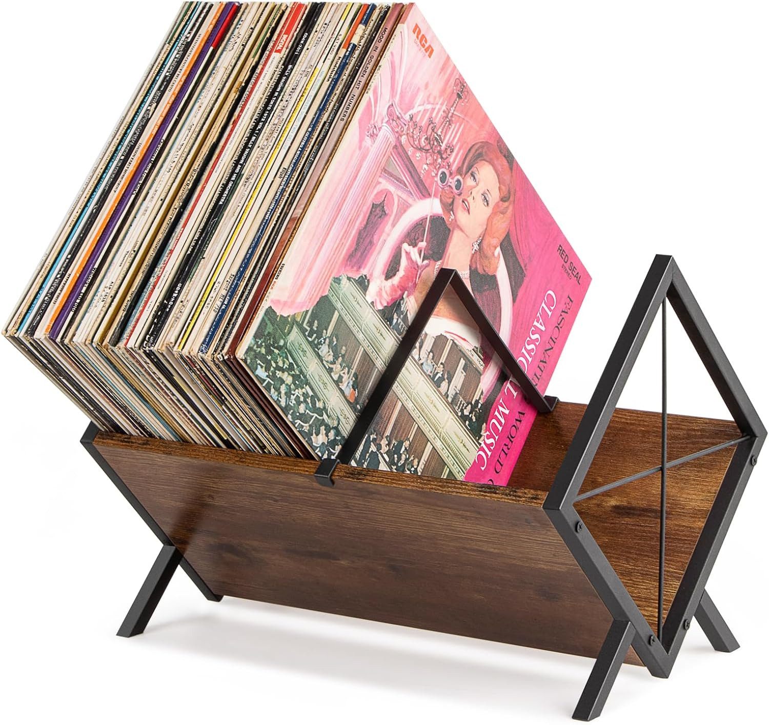 Refined Living Plattenständer Schallplatten Aufbewahrung Regal günstig online kaufen
