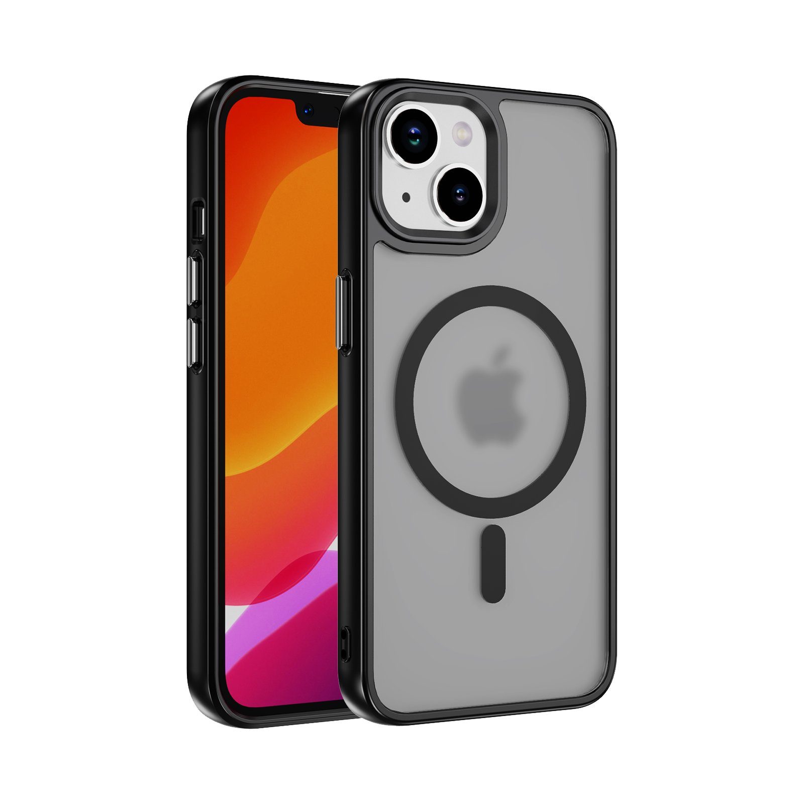 Tec-Expert Handyhülle Magnet Hülle für Apple iPhone 14 6.1 Zoll, 6.1, kompatibel zu Magsafe magnetisches Laden