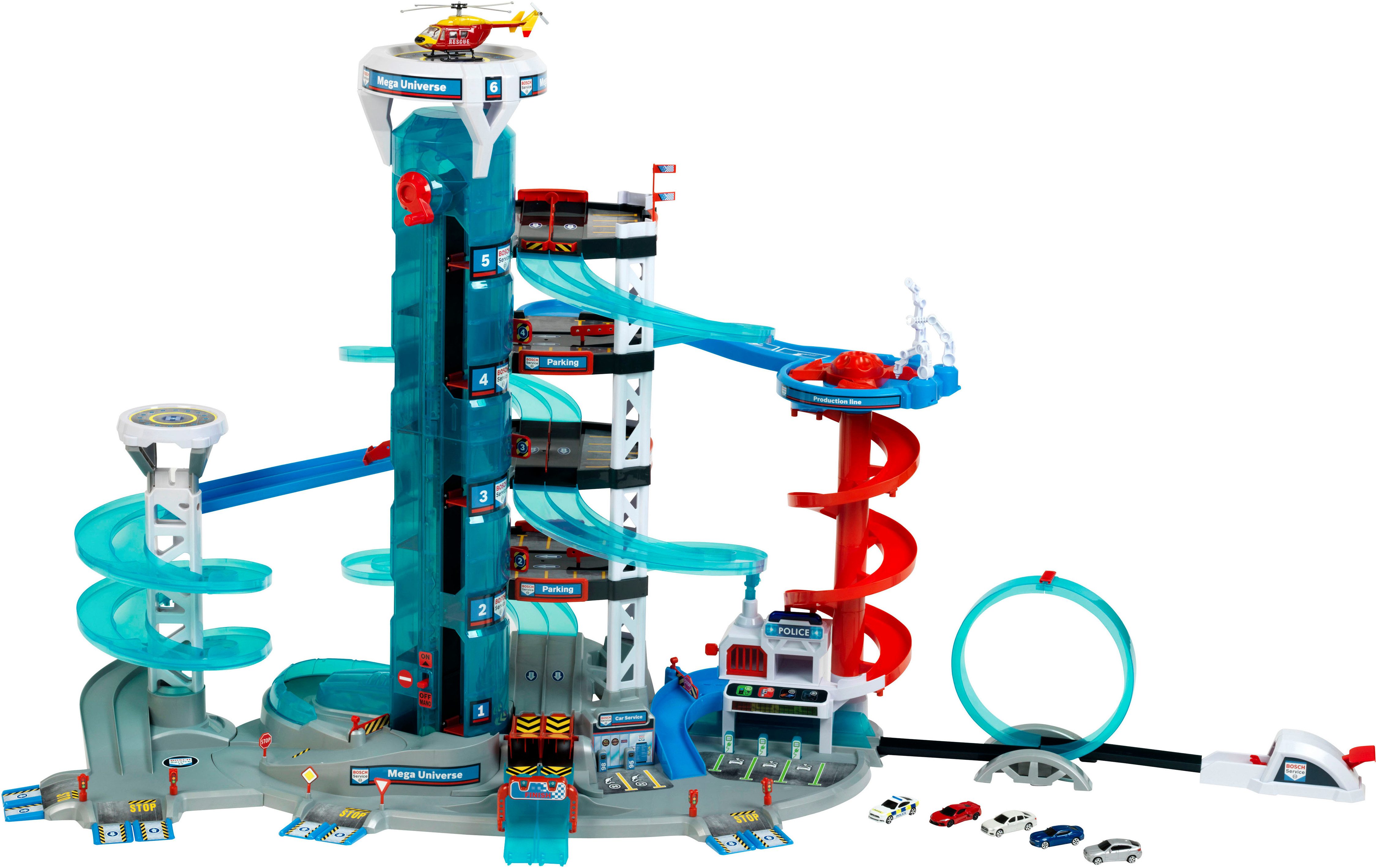 Klein Spiel-Parkhaus Bosch Car Service Mega Universe