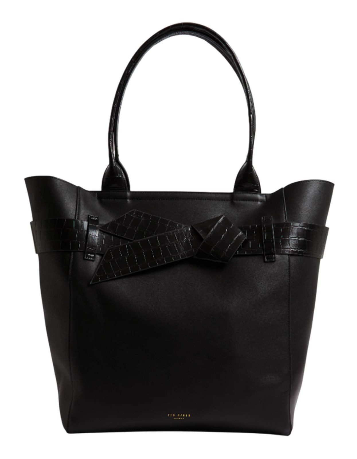 Ted Baker Handtasche Croc Effect Knot Bow Tote Bag (Set, 2-tlg)