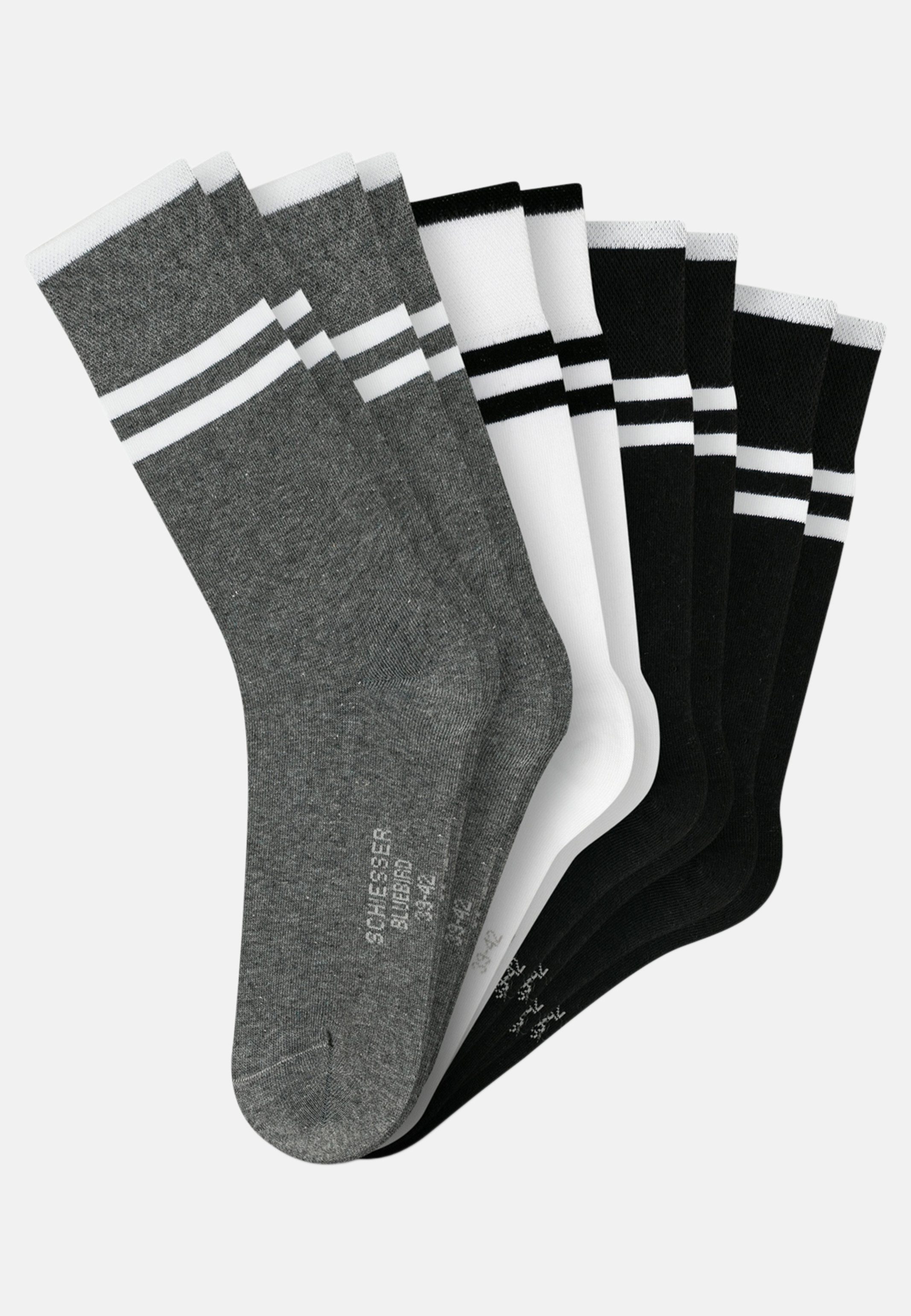 Schiesser Langsocken 10er Pack Bluebird (Spar-Set, günstig online kaufen