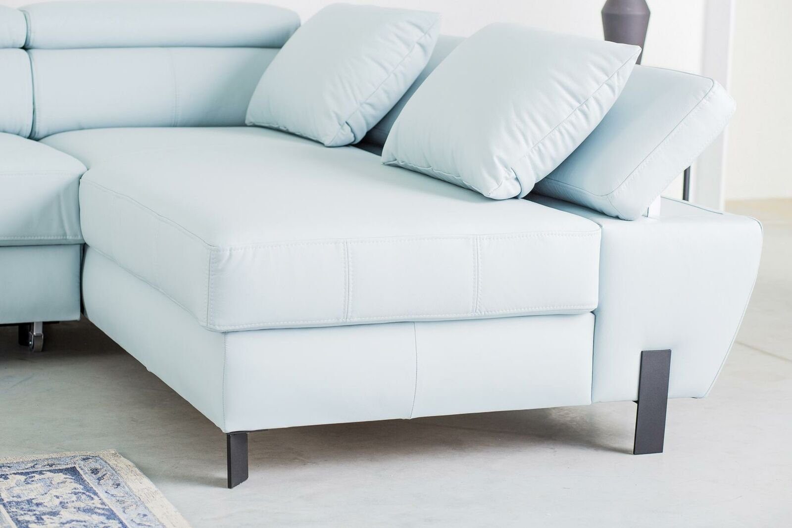 JVmoebel Ecksofa Ecksofa, Sofas Textilsofa Polster Couch L-Form Couchen Design