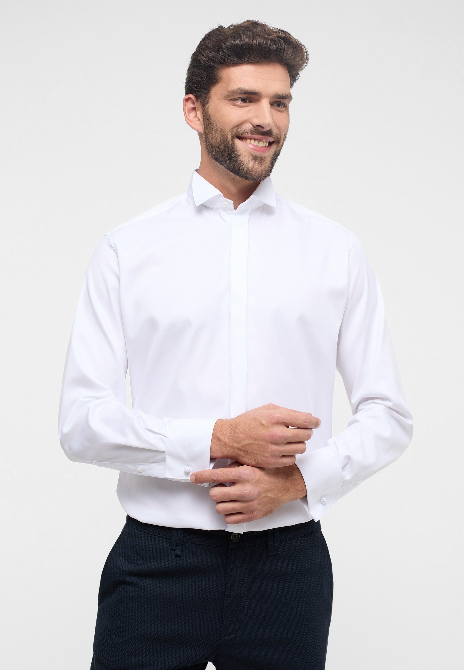 Eterna Langarmhemd MODERN FIT NON IRON günstig online kaufen