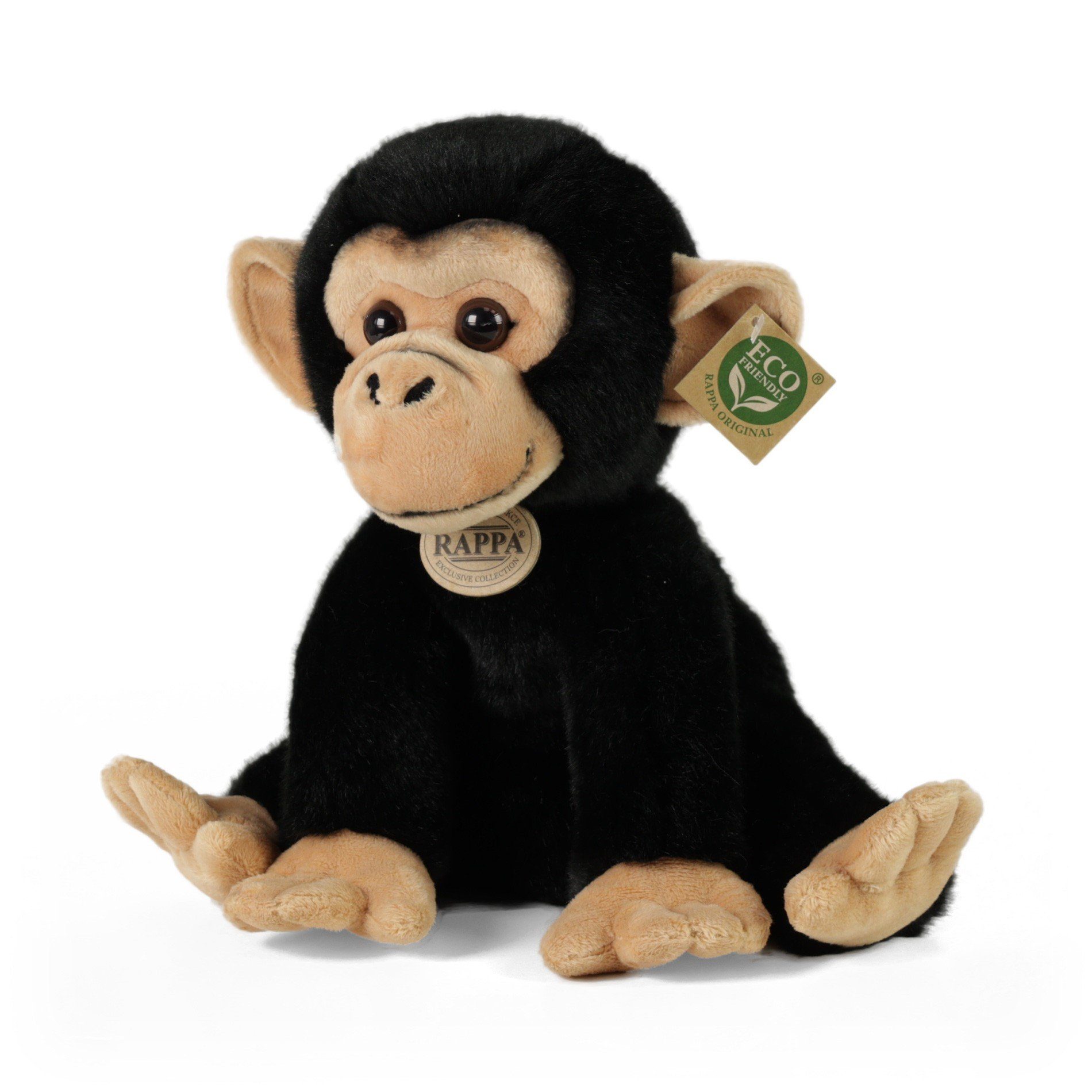 Teddys Rothenburg Kuscheltier Kuscheltier Schimpanse sitzend 28 cm