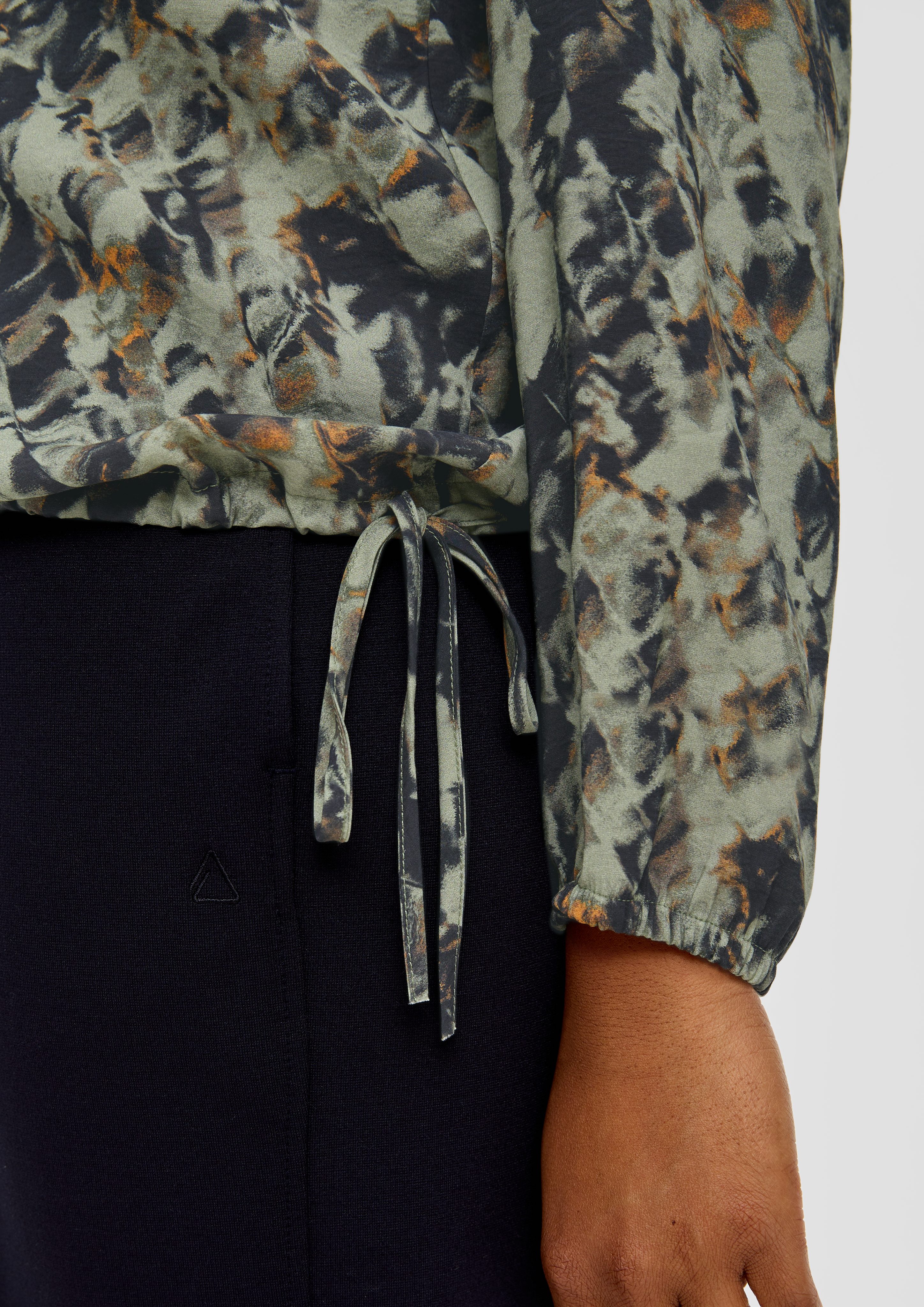 TRIANGLE Langarmbluse Bluse aus Modalmix Ziernaht günstig online kaufen