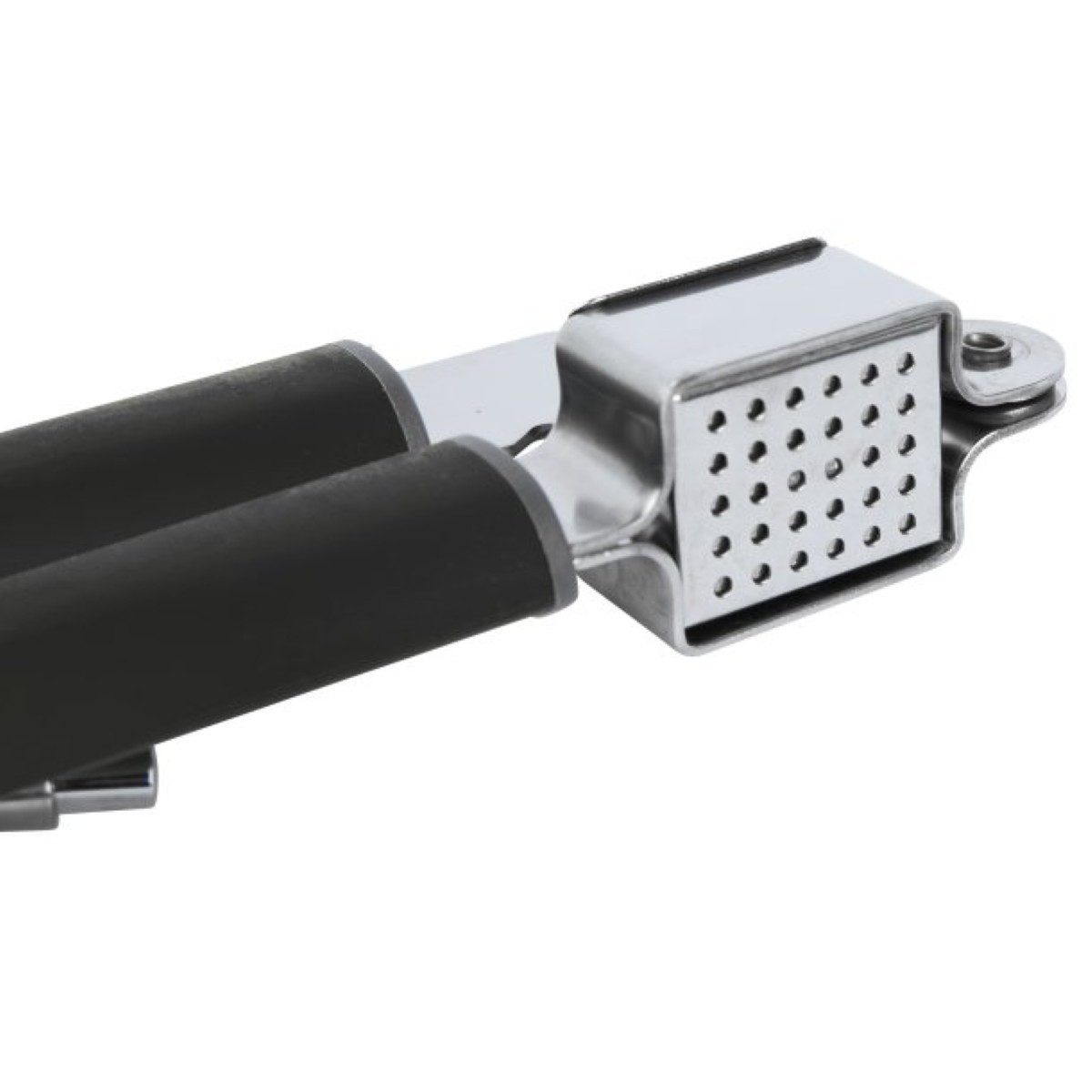 axentia Knoblauchpresse aus Edelstahl mit ergonomischem Softtouch-Griff (1 St)