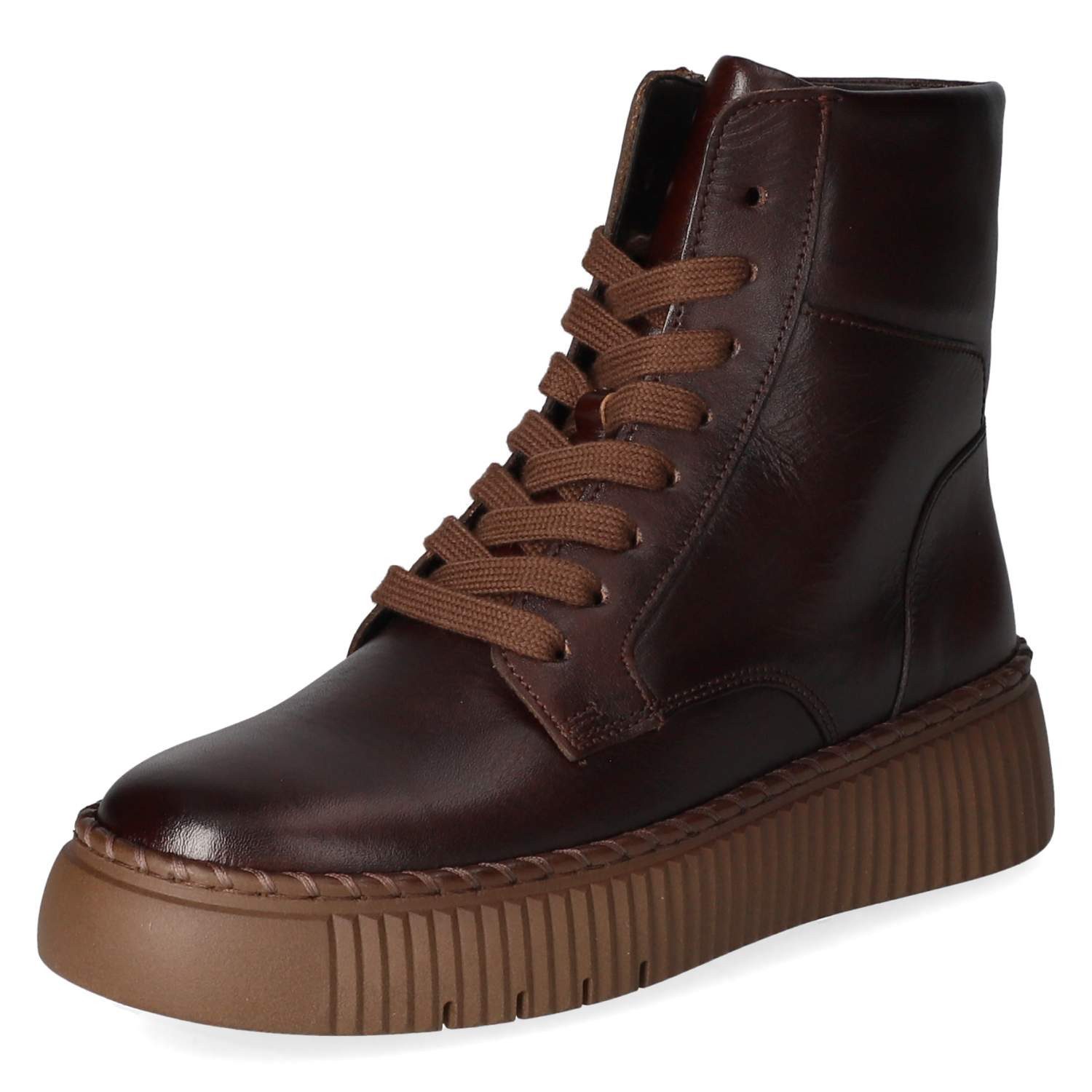 Gabor Gabor 8014.03.008 Damen Glattleder brown Schnürstiefel