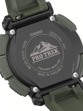 CASIO Quarzuhr Casio PRG-340-3ER Pro Trek Radio Solar 53mm 10ATM