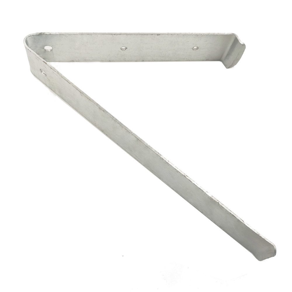 ZAUNIVERSUM Doppelstabmattenzaun Blumenampelhalter für Doppelstabmattenzäune verzinkt (Silber), (1, Stück), robust und stabil