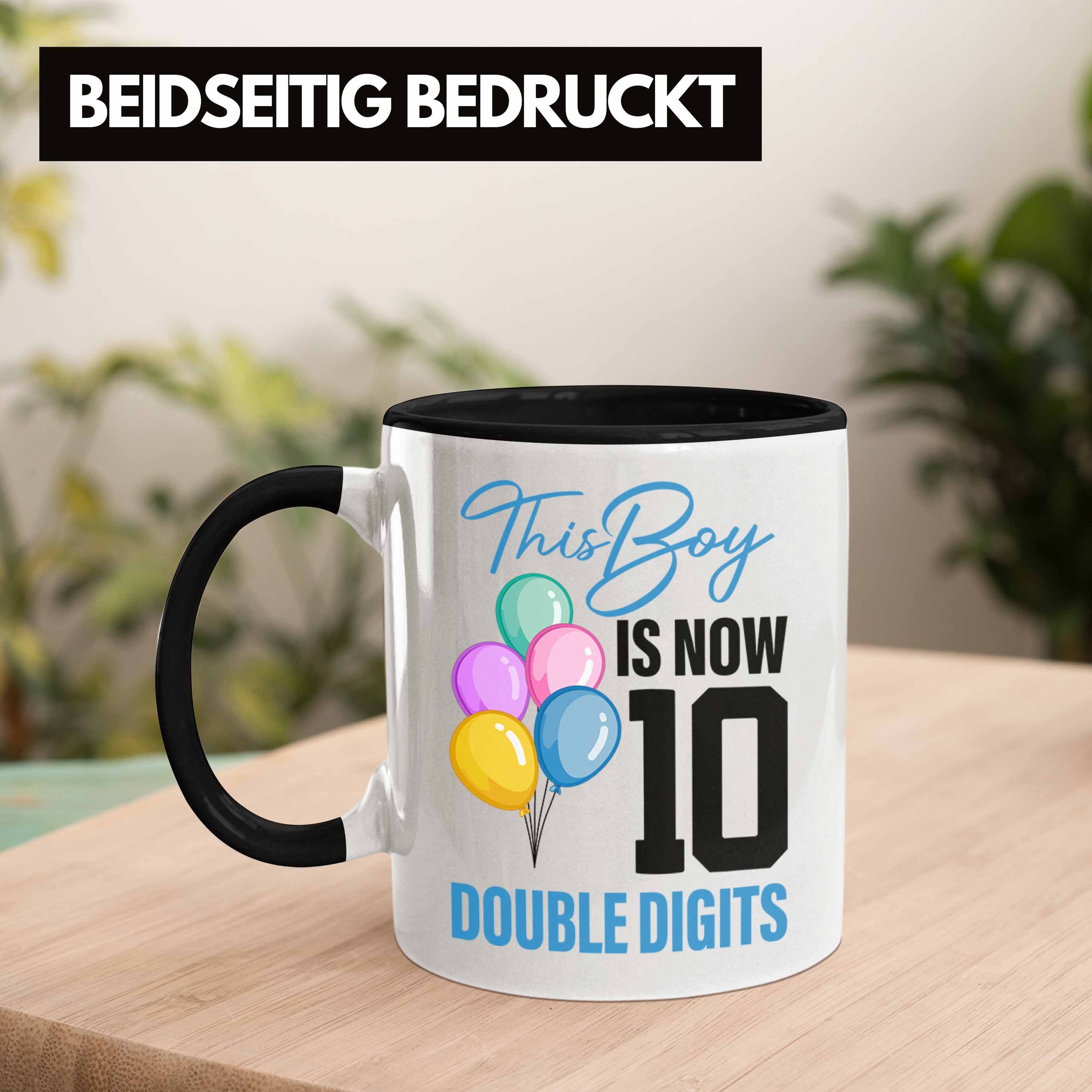 Jungen Geburtstag Jahre 10 Tasse Geschenkidee Trendation Lustig Geschenke 10er Geburtstag Alt Trendation Schwarz 10 Junge - Tasse