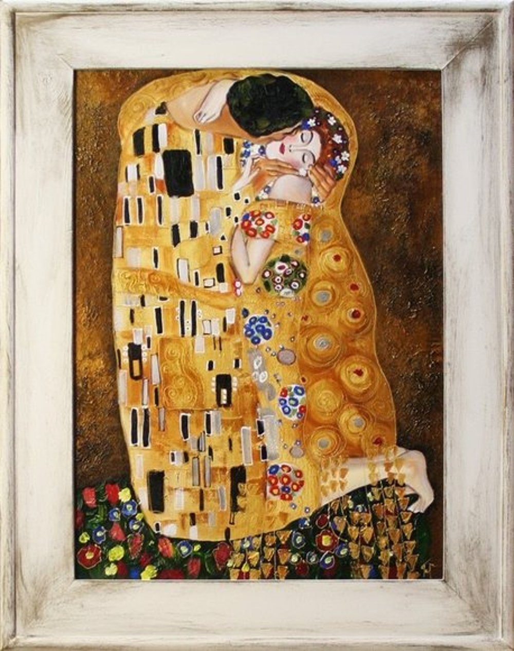 JVmoebel Gemälde Gustav Klimt »G15537«, jedes Bild ein Unikat, handgearbeitet