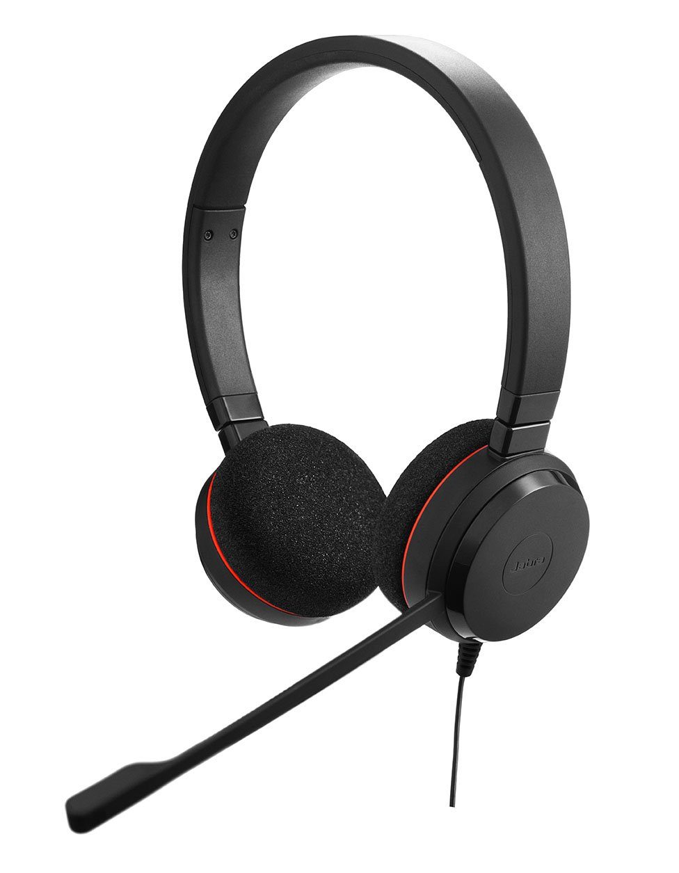 Jabra Evolve 20 MS Duo Stereo-Headset (Schnurgebunden für VoIP-Softphone, USB-A)